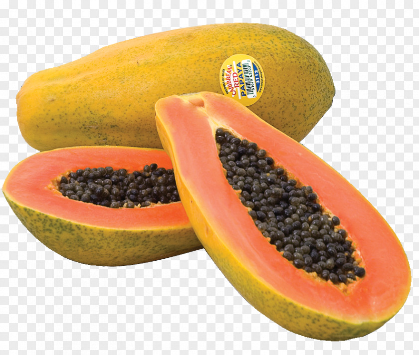 Papaya Nutrient Organic Food Nutrition Facts Label Fruit PNG