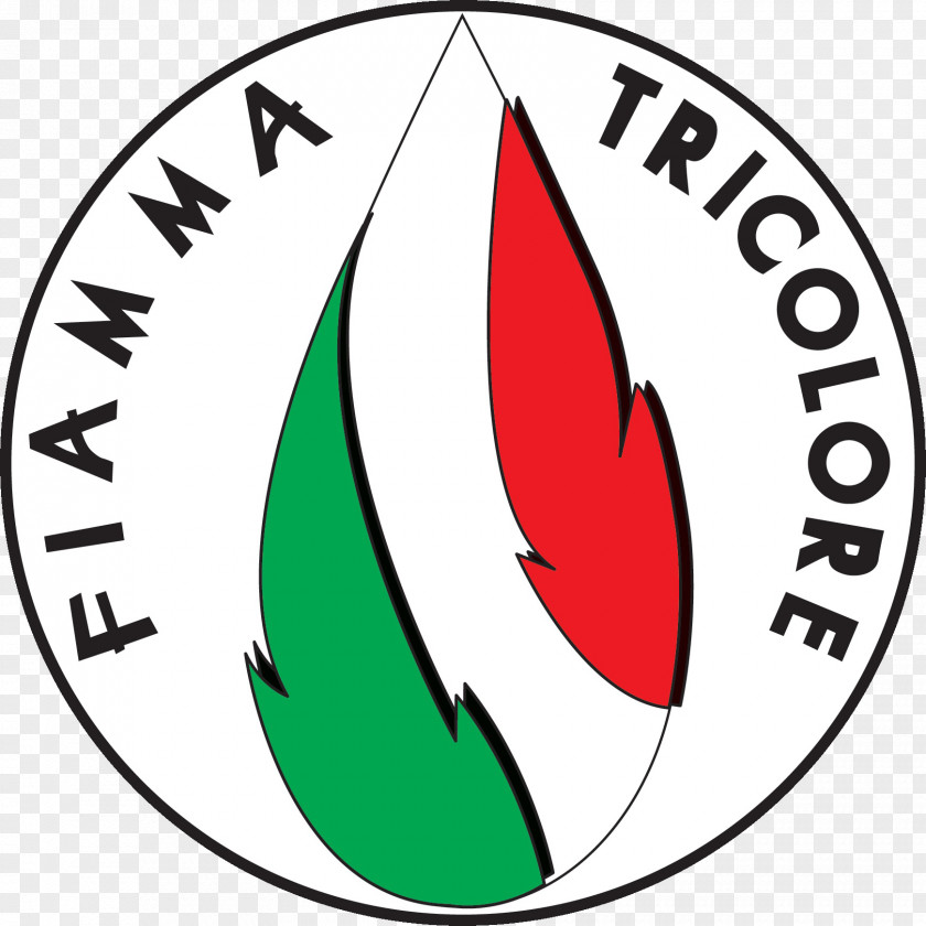 Italy Tricolour Flame Italian Social Movement Fascism National Alliance PNG