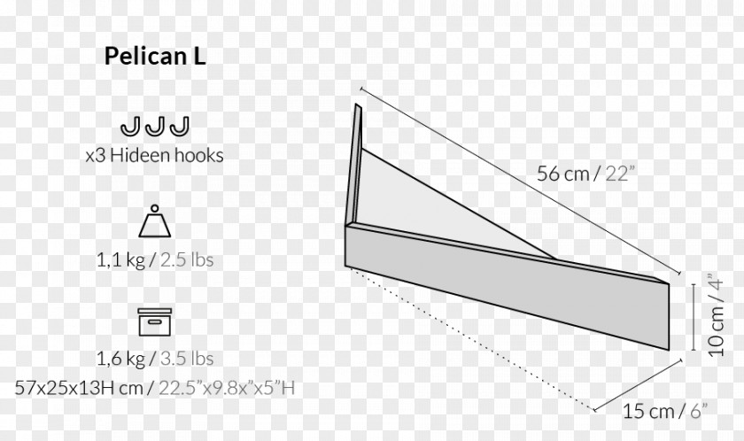 Shelves On Wall Triangle Document PNG