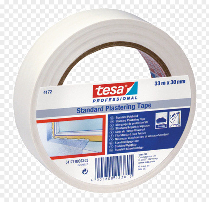 Tesa Se Adhesive Tape Masking SE Yellow Polyvinyl Chloride PNG