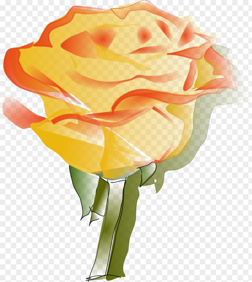 Yellow Rose Clipart Clip Art PNG