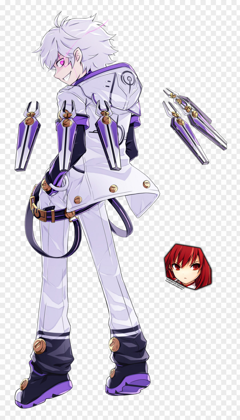 Bloody Rose Elsword Character Model Sheet Video Game PNG