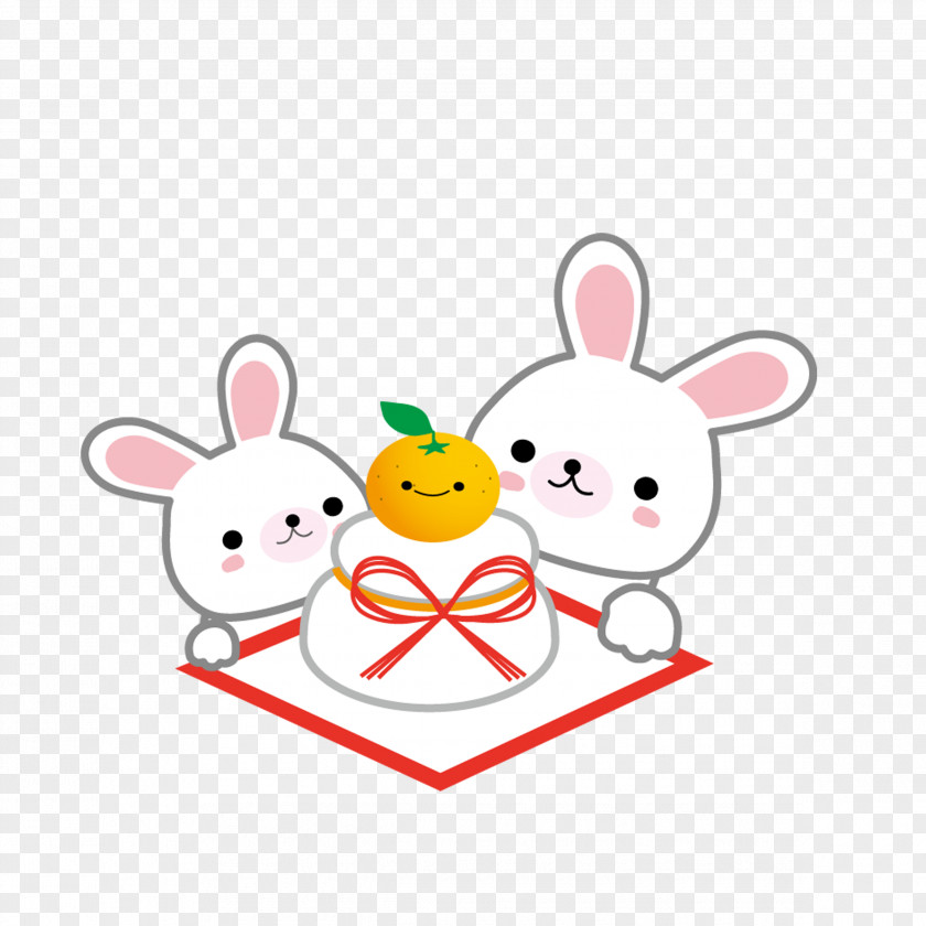 Cute Bunny Domestic Rabbit Easter Japanese Cuisine PNG