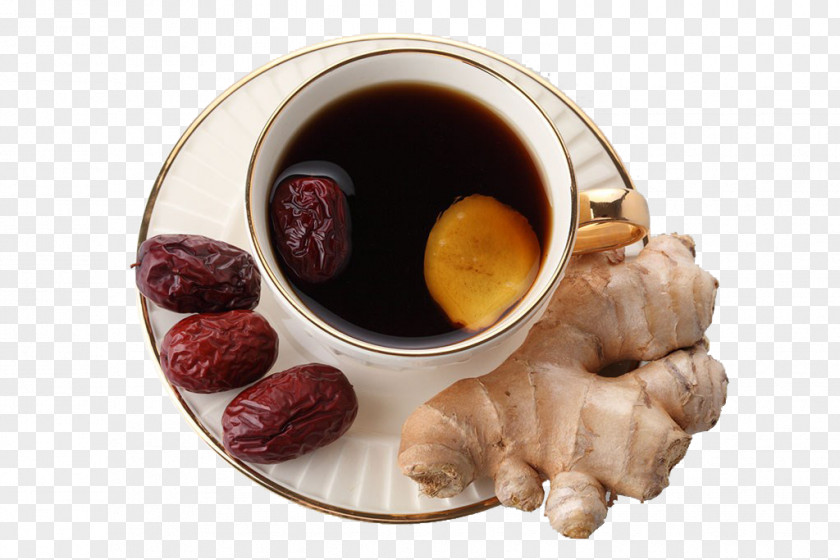 Free To Pull The Material Dates Ginger Haikou Tea PNG