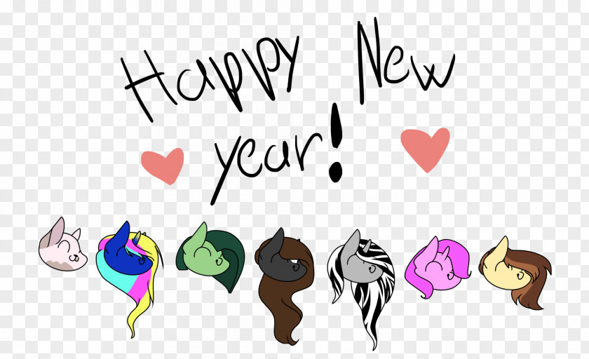 Happy New Year Art Clip PNG