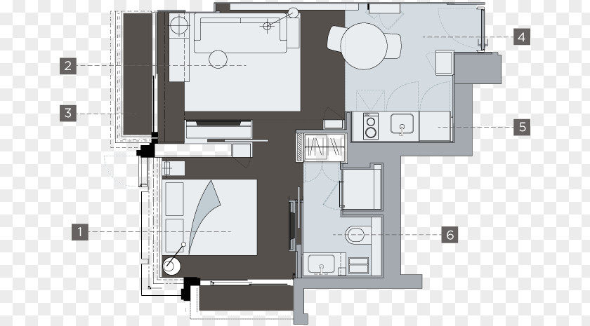 Mont Fuji Floor Plan Eight Kwai Fong House Service Apartment PNG