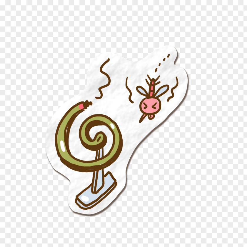 Mosquito Coil Illustration PNG