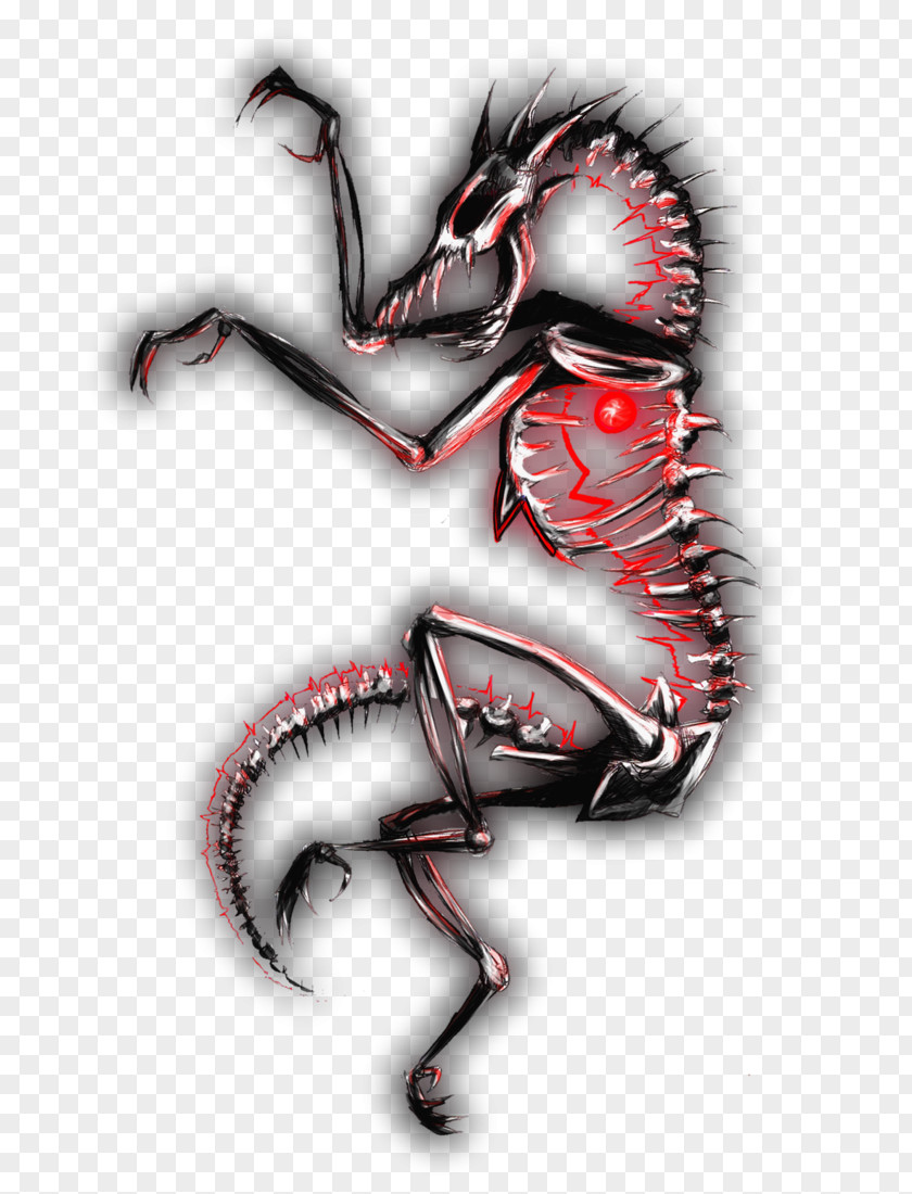 Rib Cage Animal Legendary Creature Font PNG