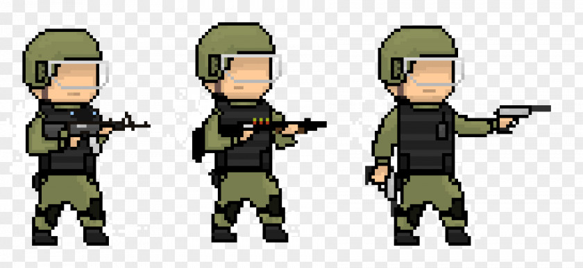 Soldier Pixel Art Military PNG