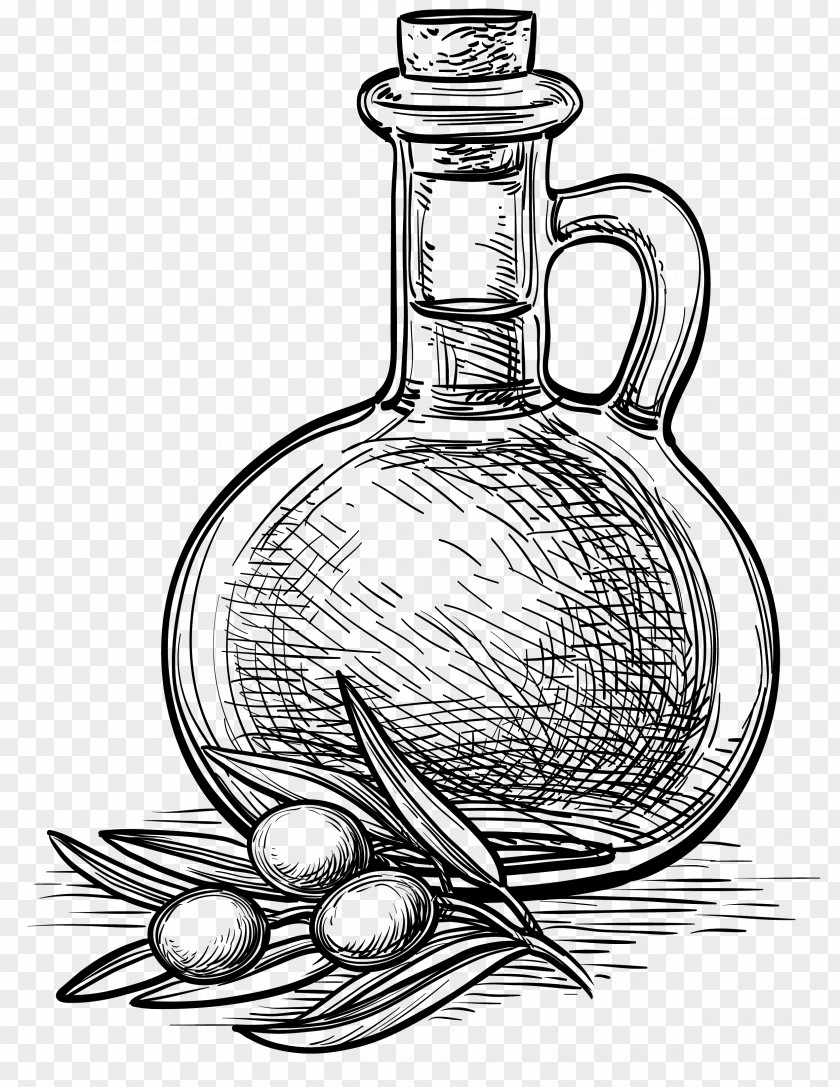 Vector Olive Oil Drawing Royalty-free Sketch PNG