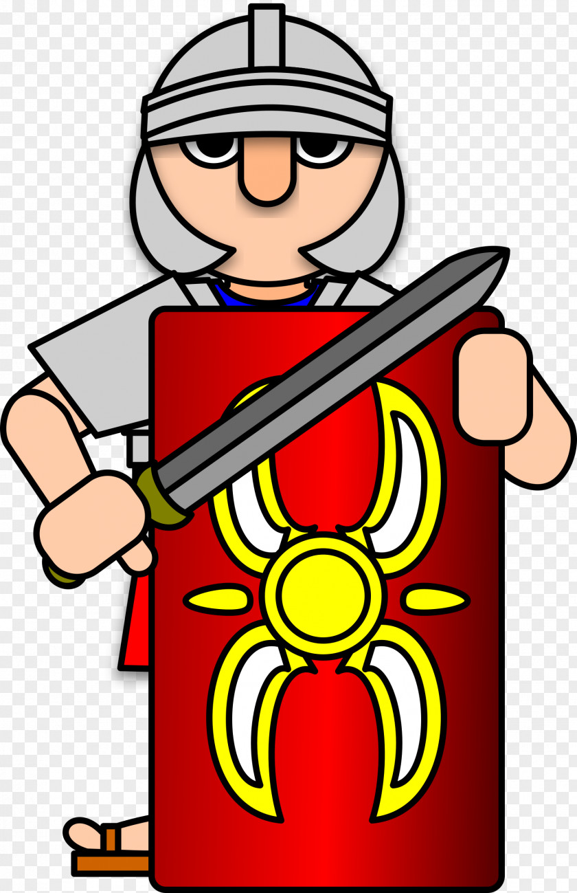 Cliparts Roman Mosaic Ancient Rome Army Soldier Clip Art PNG