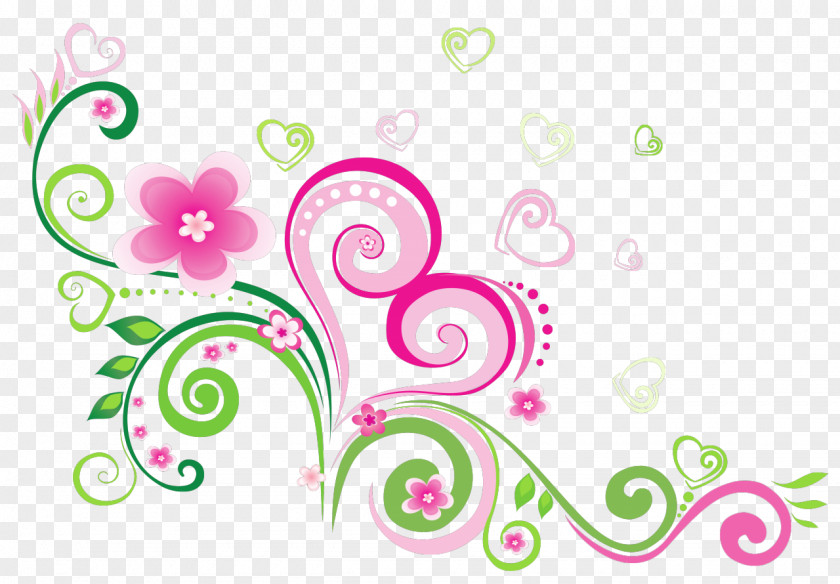 Green Floral Father's Day Brother Wish Sister PNG