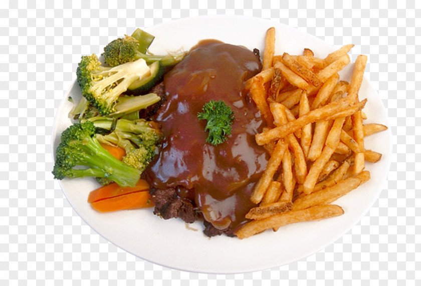 Deep Fried French Fries Steak Frites Vegetarian Cuisine European Food PNG