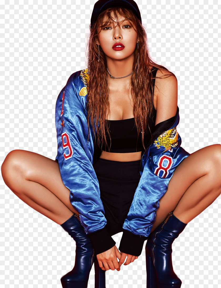 Funny Edits Kpop Hyuna South Korea K-pop Red Dazed PNG