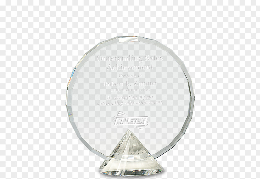 Glass Trophy Award Commemorative Plaque Crystal Engraving PNG