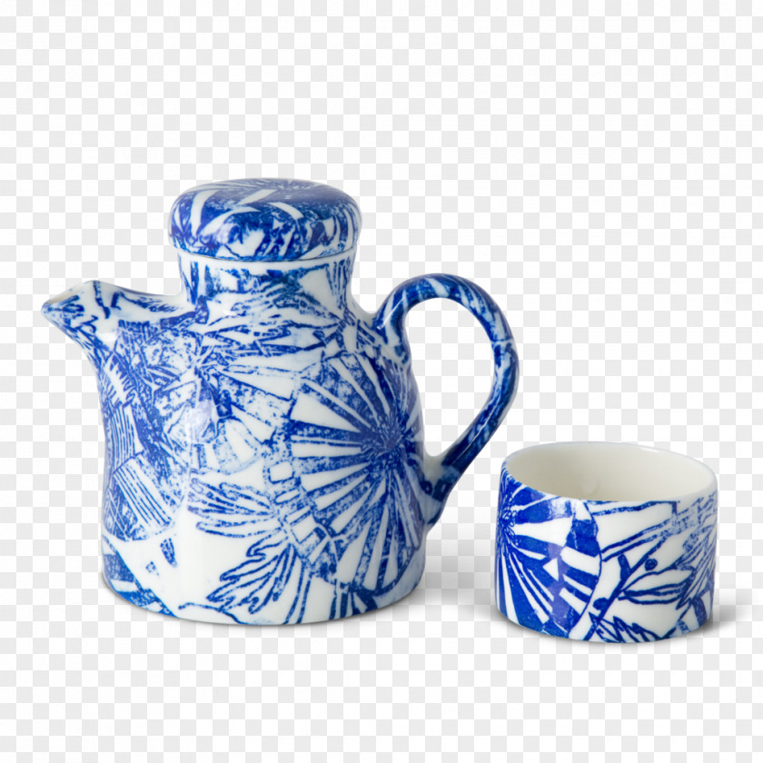 Watercolor Teapot Tableware Mug Jug Porcelain PNG
