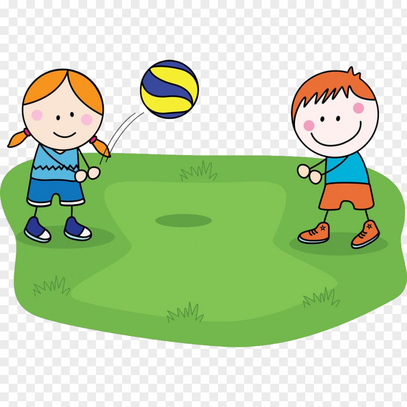 Cartoon Volleyball Illustration Image Vector Graphics Sports PNG