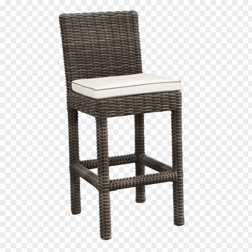 Four Legs Stool Bar Resin Wicker Garden Furniture Chair PNG