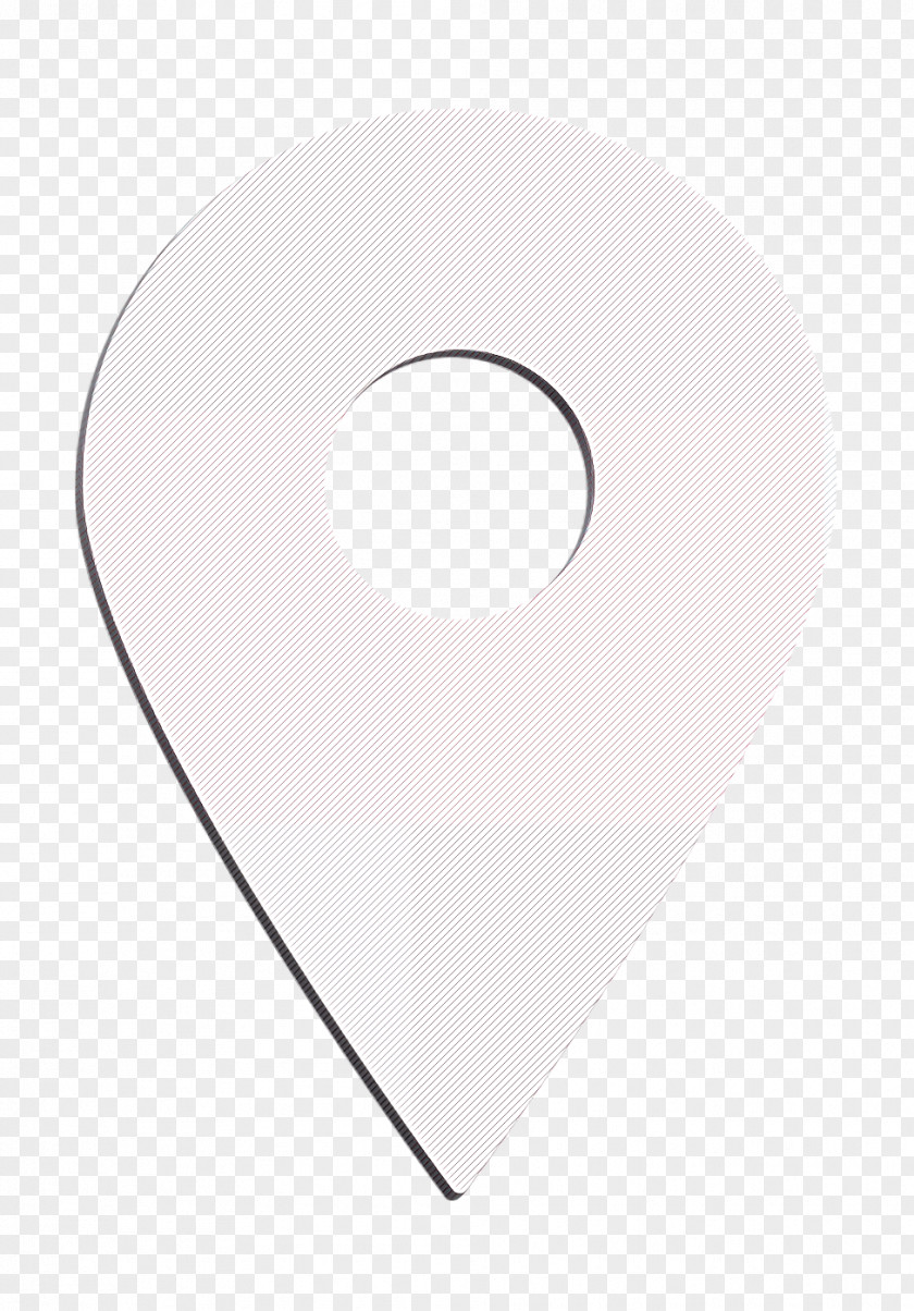 Gps Icon IOS7 Black 2 Interface PNG