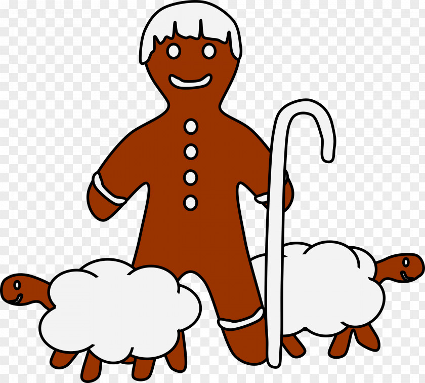 Sheep Gingerbread Man Clip Art PNG