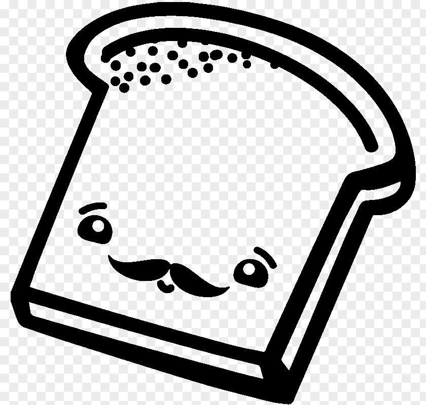 Toast French White Bread Coloring Book Sliced PNG