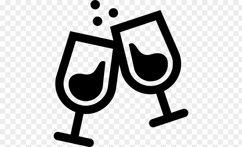White Wine Glass Toast Drink PNG