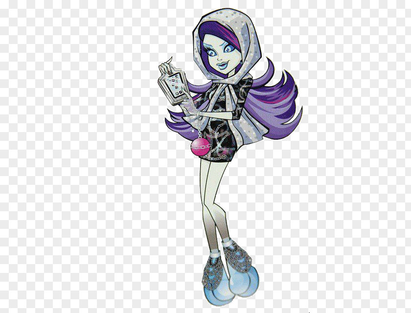 Last Day Monster High Spectra Vondergeist Daughter Of A Ghost Lagoona Blue Draculaura Doll PNG