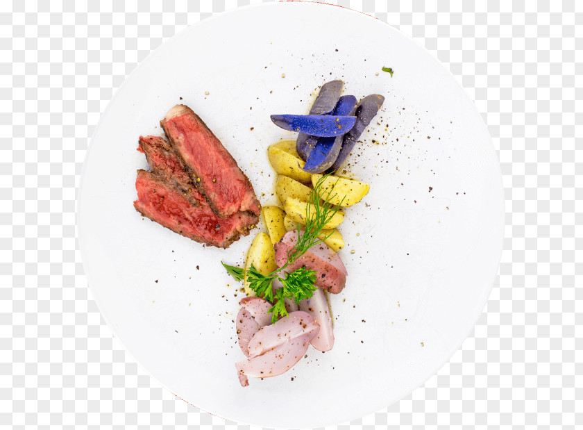 Salmon Steak Roast Beef Game Meat Food Garnish PNG