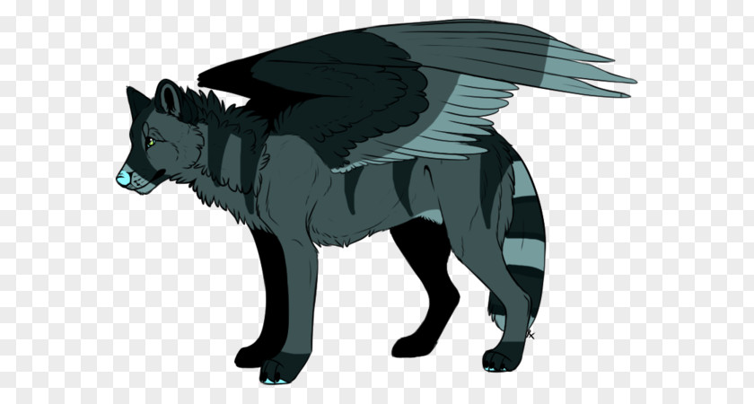Winged Wolf Drawings Computer Dog Canidae Illustration Line Art Graphics PNG