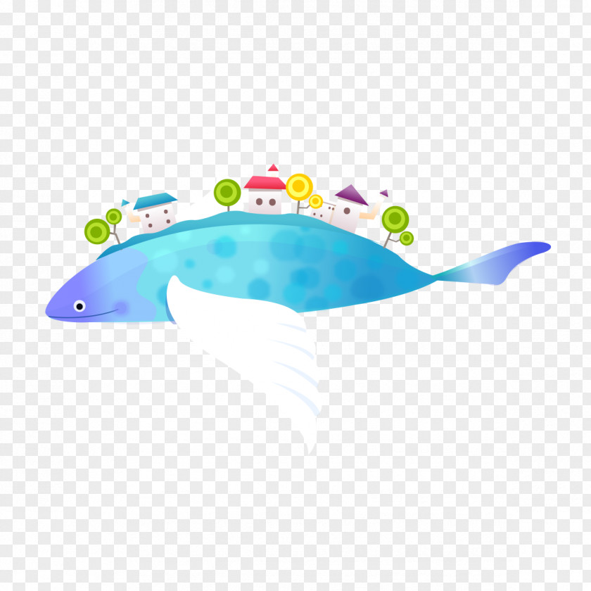 Cute Shark Underwater World, Singapore Illustration PNG