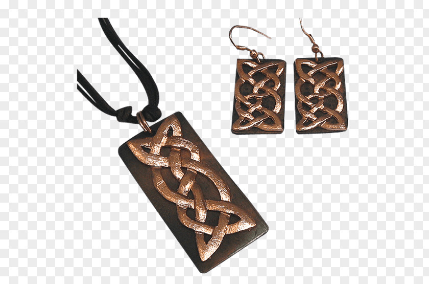 Gifts Knot Earring Charms & Pendants Copper Brown PNG