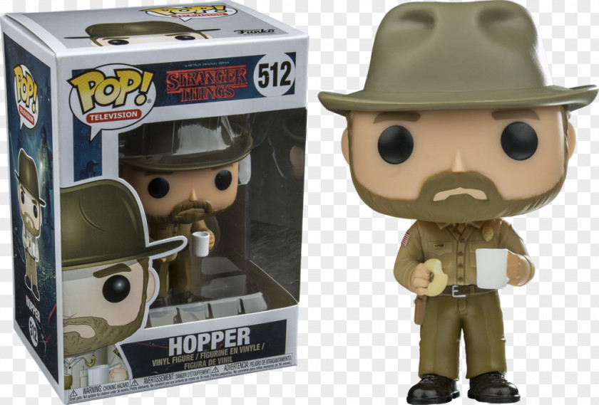 Toy Funko Chief Hopper Eleven Action & Figures PNG