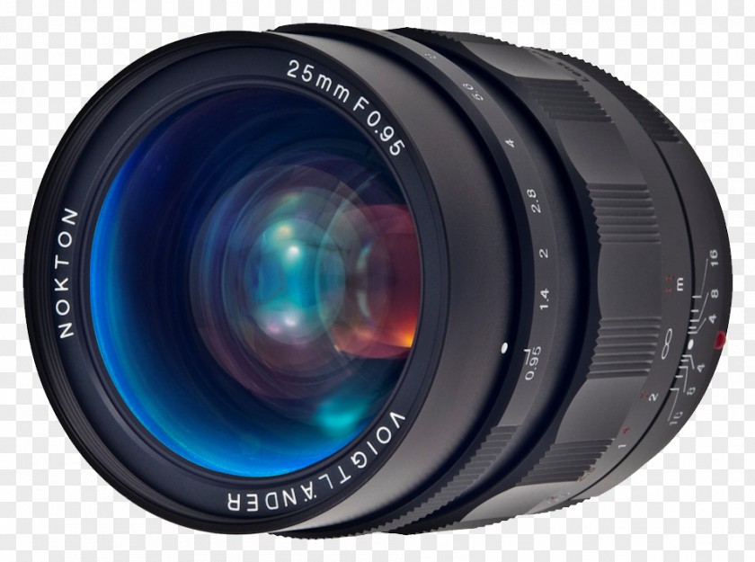 Camera Lens Voigtlander Nokton 25mm F/0.95 Type II Micro Four Thirds System Voigtländer ノクトン PNG