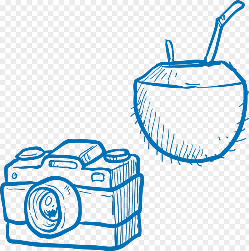 Camera Pottery Vector Elements PNG