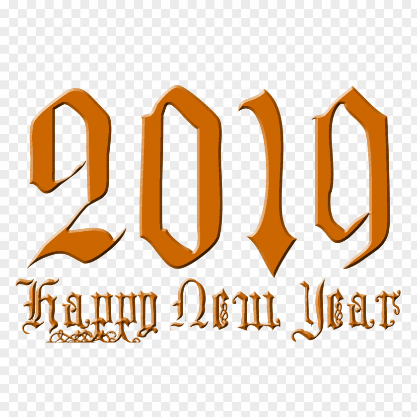 Gothic .Others Happy New Year 2019 Transparent PNG