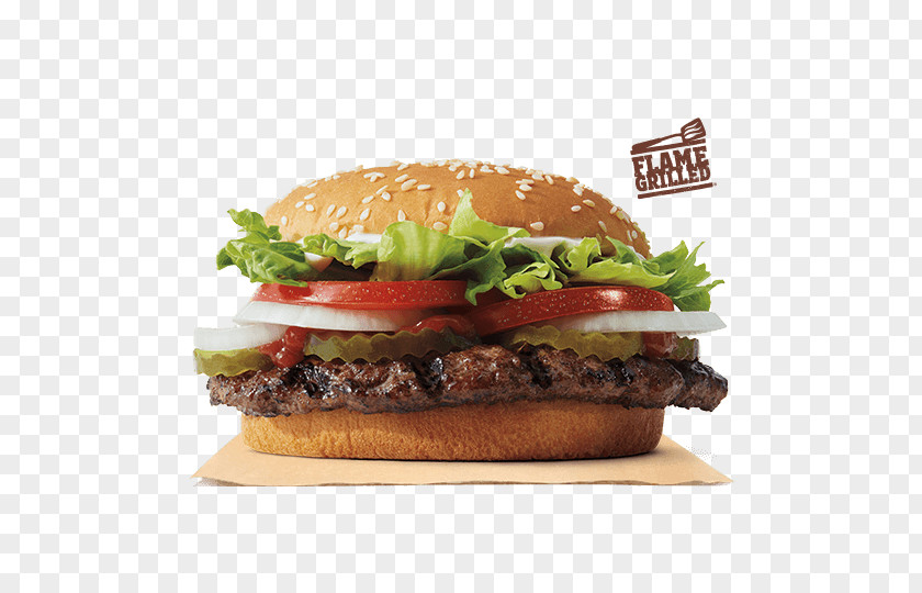 Lettuce Burger Whopper King Hamburger Cheeseburger PNG