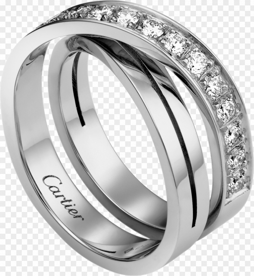 Ring Wedding Cartier Diamond Jewellery PNG