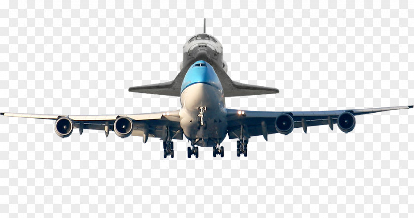 Space Shuttle Aircraft Airplane Boeing 747-400 Air Travel PNG