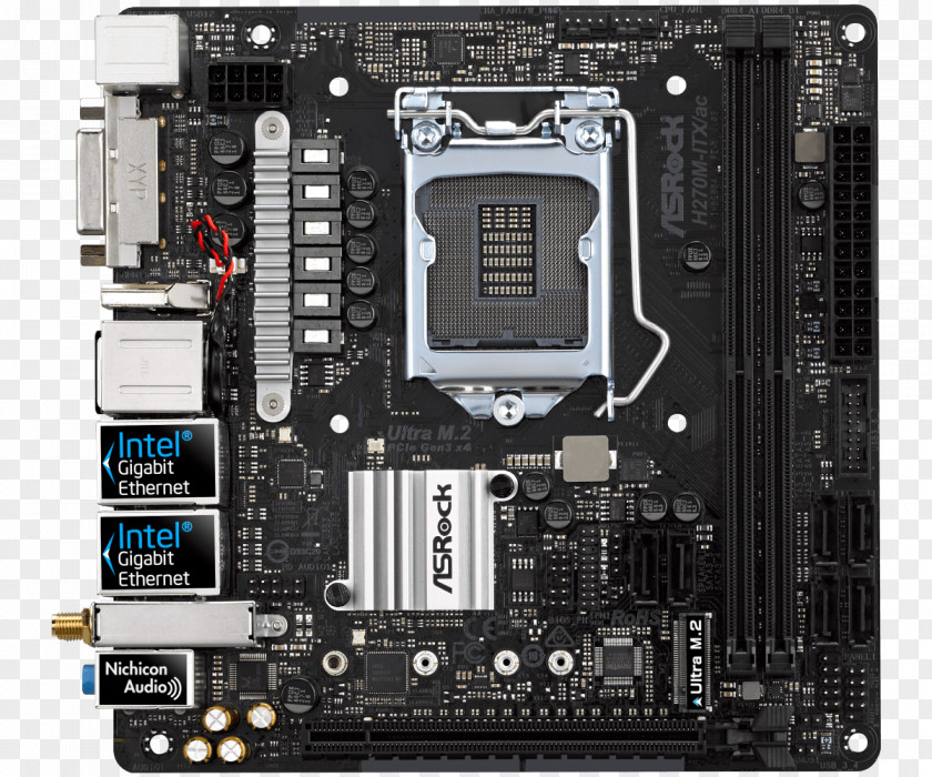 Miniitx Intel Mini-ITX LGA 1151 ASRock Fatal1ty Z270 Gaming K6 PNG