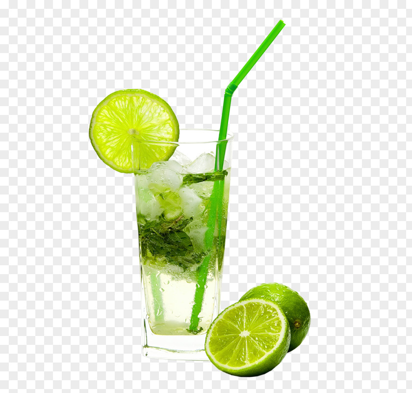 Mojito Fizzy Drinks Juice Cocktail Rum PNG