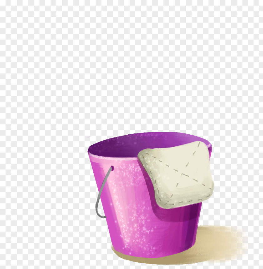 Drawing Bucket Cartoon Purple PNG