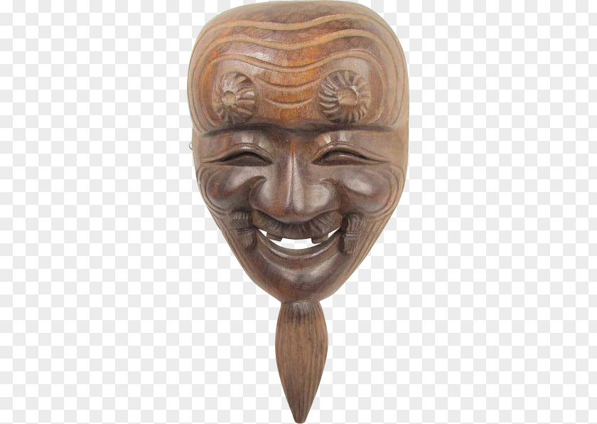 Mask Sculpture Noh PNG
