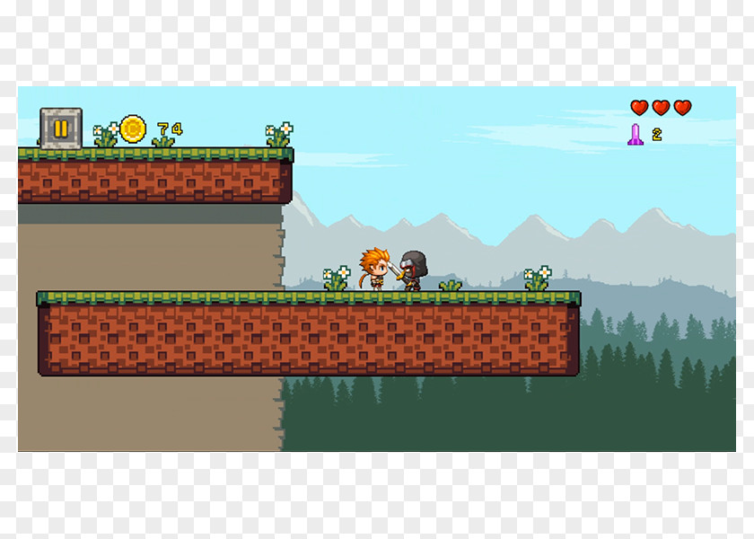 Platform Game Video Biome Wall Font PNG