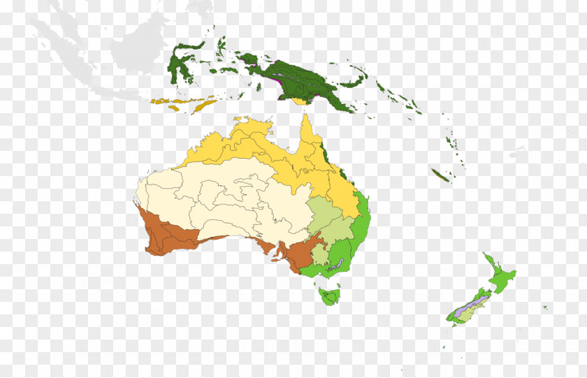 Australia World Map PNG