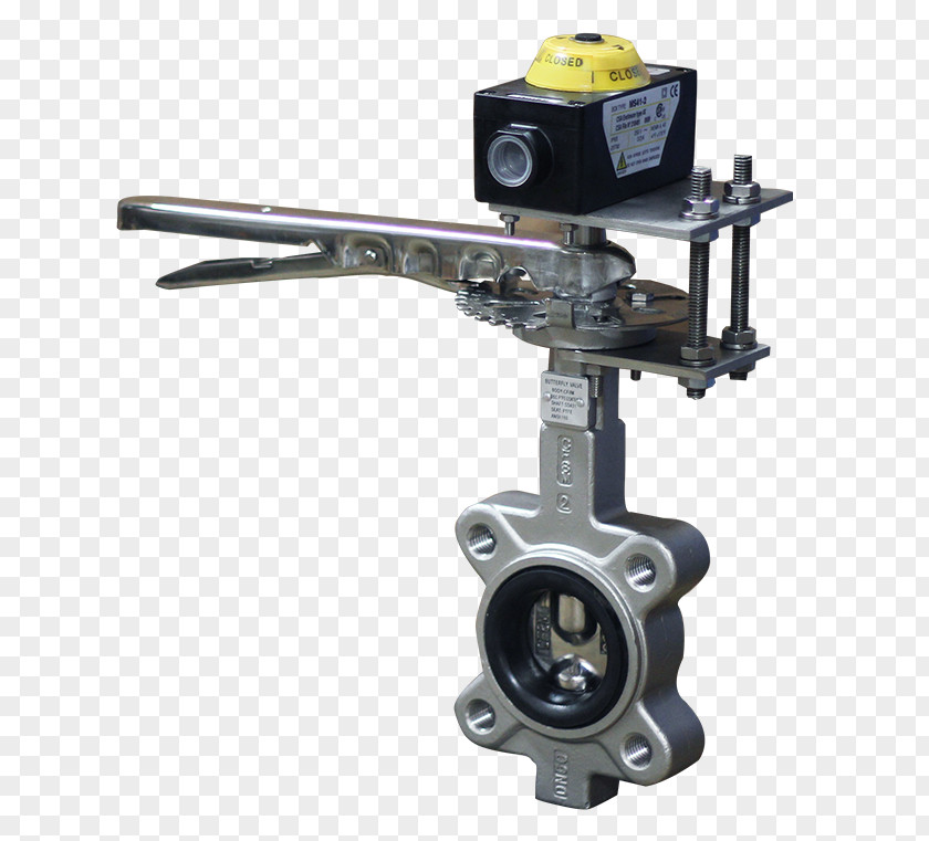 Butterfly Valve Limit Switch Control Valves Pneumatic Actuator PNG