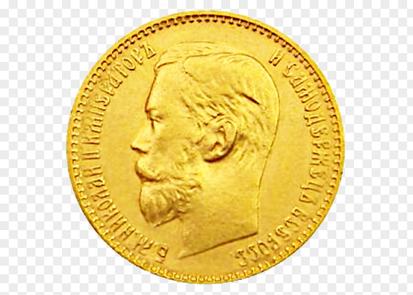 Coin Venezuelan Bolívar Gold Medal PNG