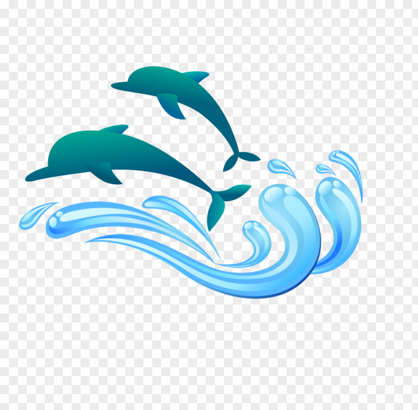 Dolphin Drop Symbol Clip Art PNG