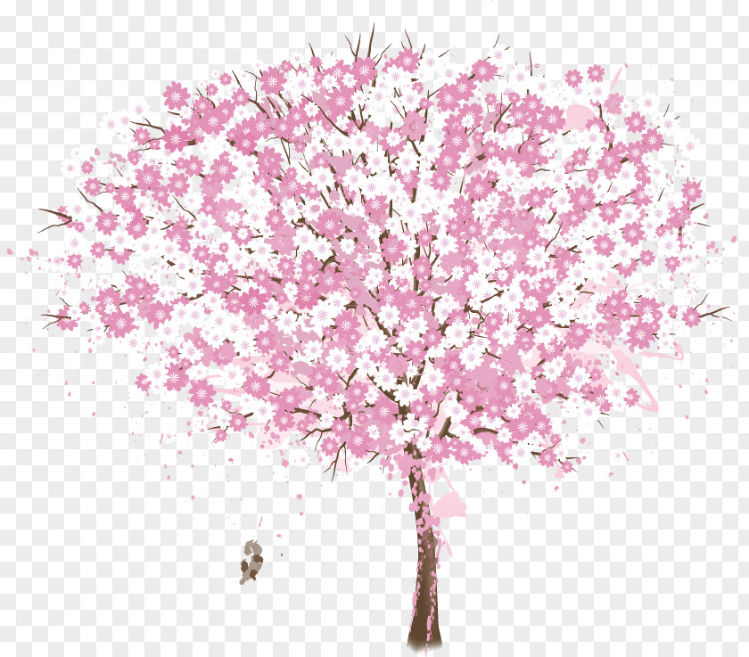 Illustration Pink Tree PNG