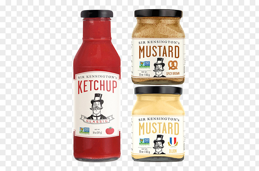Mustard KETCHUP Sauce Sir Kensington’s Spice PNG