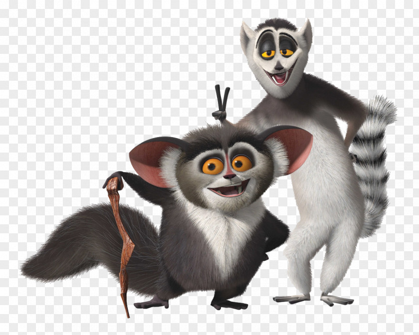 Penguins Of Madagascar Julien Lemur Film Animation PNG